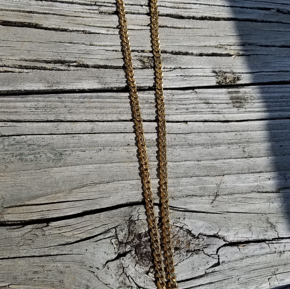 Gold Chain 14k Gold Cuban Link - Picture 4 of 6